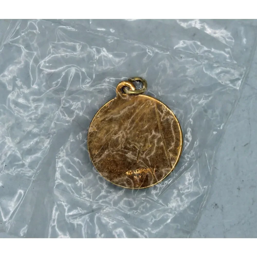 Vintage NOS Gold Plate Enameled U.S. Army 30 Year Service Pendant